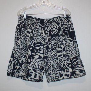 Natural Life Patterned Swim Trunks Shorts